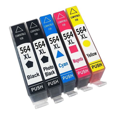 Ink 564 Xl 564xl 564 Xl Compatible 4 Multi Pack Ink Cartridge Hp Bcmy Compatible Ink