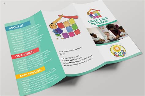 Child Care Center Trifold 119534 Brochures Design Bundles