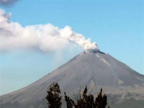 Se Registra Sismo En El Volcán Popocatépetl Y 44 Exhalaciones