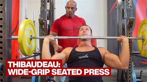 Wide Grip Seated Overhead Press Youtube