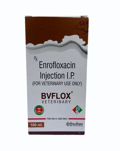 Bvflox Enrofloxacin Injection I P Packaging Type Box Packaging Size