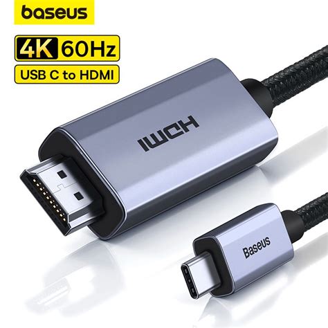 Baseus High Definition Series Graphene Type C To Hdmi 4k Adapter Cable