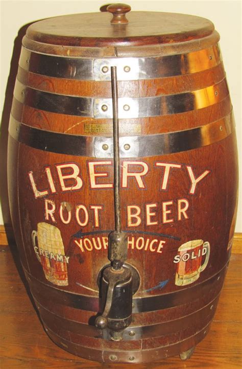 Liberty Root Beer Barrel Dispenser : Lot 894