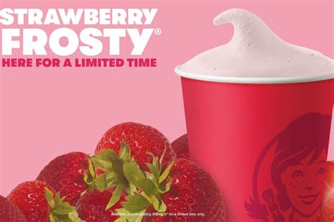 Wendys Debuts New Strawberry Frosty Flavor Foodychatter