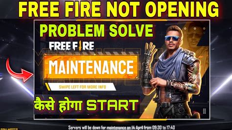 Free Fire Not Opening Today Free Fire Not Starting Problem Today How