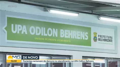 Pacientes Reclamam De Demora No Atendimento Na UPA Odilon Behrens Bom