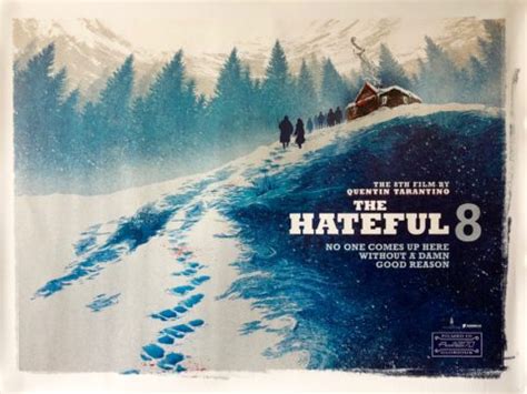 Original The Hateful Eight Movie Poster Quentin Tarantino Western