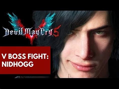 Devil May Cry V Boss Fight Nidhogg Gameplay Ita Pc No Commentary