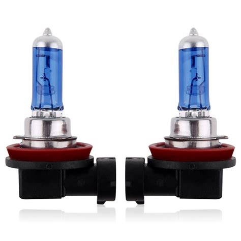 2x H11 55W 100W 6000K Light Xenon White Car Headlight Bulbs Bulb Lamp