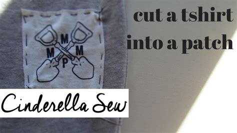 Make A Tshirt Patch Cut A T Shirt Into A Patch Add A Patch To Your Clothing Youtube