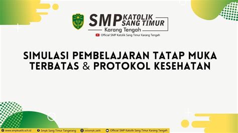 Simulasi Pembelajaran Tatap Muka Terbatas Protokol Kesehatan Smpk