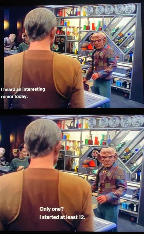 I Love When Odo And Quark Interact Rstartrekmemes