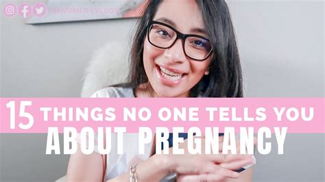 15 Things No One Tells You About Pregnancy The Mom Life Youtube