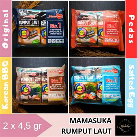 Jual Mamasuka Rumput Laut Pack X Gr Seaweed Nori Mamasuka