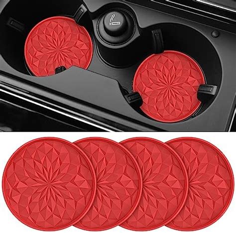 Me Fan Car Cup Coaster Pack Silicone Car Coasters Cup Mats In