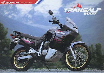 Motor Lit De Honda Transalp 600 V Brochure 1994