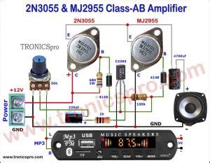 200W Audio Amplifier Circuit Using STK4050 TRONICSpro