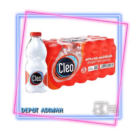 Jual Cleo Smart Botol Pet Ml Per Pack Khusus Instant Sameday