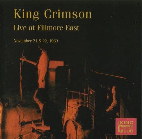 Lo Tuyo No Es Una Desgracia Recargado King Crimson Live At Fillmore