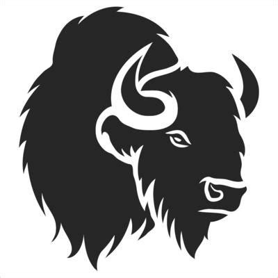 Buffalo Outline Vector Art, Icons, and Graphics for Free Download