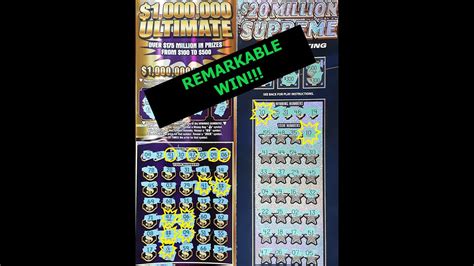 Remarkable Win Two 💰multi Match🥇🥇🥇 20 Million Supreme And Ultimate Texas Lottery Scratch