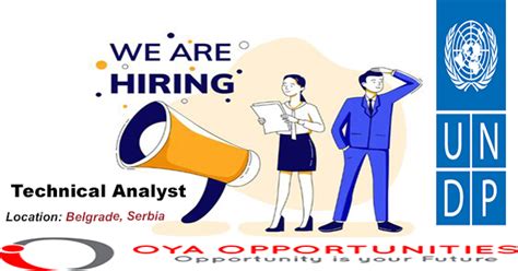 Technical Intern Analyst At Undp In Serbia Oya Opportunities Oya