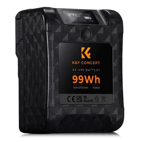 Mini V Mount Battery Mah K F Concept Kentfaith