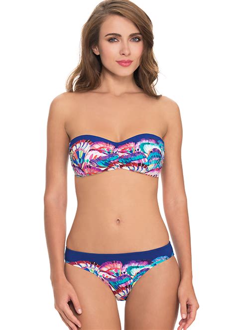 Gx Gottex Profile Madame Butterfly Bandeau Bikini Eve Lingerie