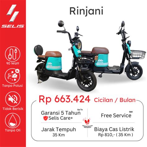 SELIS Sepeda Listrik Rinjani Lazada Indonesia