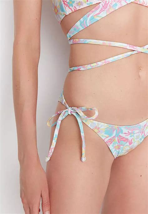 Buy Trendyol Tie Side Bikini Bottom Online ZALORA Malaysia