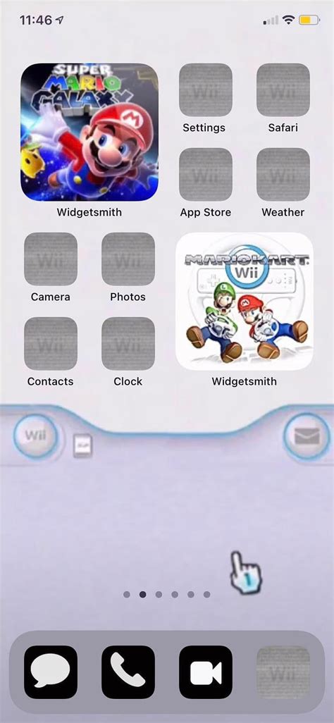 Decided To Go With A Simple Wii Homescreen Iossetups Wii Home Screen