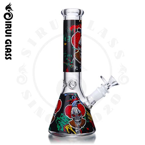 Sirui China Wholesale Oil DAB Rig Clown Downstem Ice Catcher Beaker