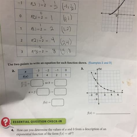 Write An Exponential Function Given Two Points Calculator