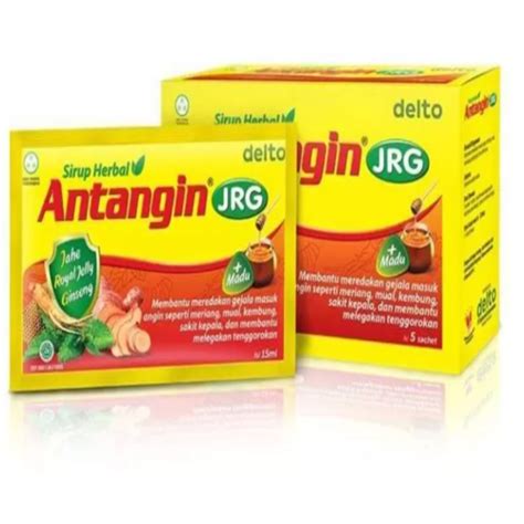 Antangin Jrg Sirup Herbal Ml Manfaat Kandungan Dosis Dan Efek