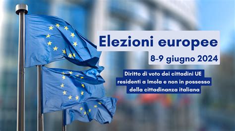 Elezioni Parlamento Europeo 2024 Diritto Di Voto Dei Cittadini Dell