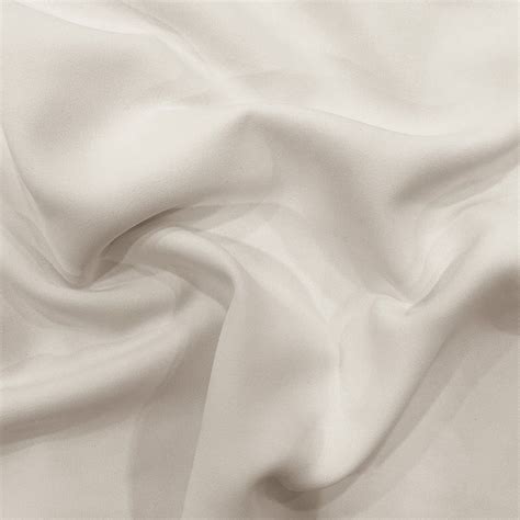 White Matte Double Sided Stretch Crepe Fabric Crepes