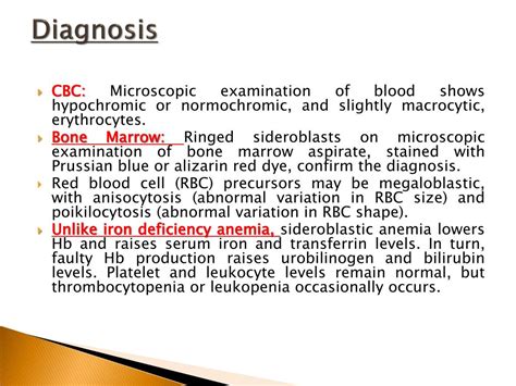 Ppt Sideroblastic Anemias Powerpoint Presentation Free Download Id6729004