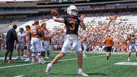 College Football Spring Games Takeaways Texas Georgia Ohio