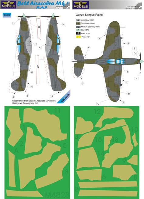 Lf Models Douglas A H Skyraider In Vietnam Camouflage Paint Mask