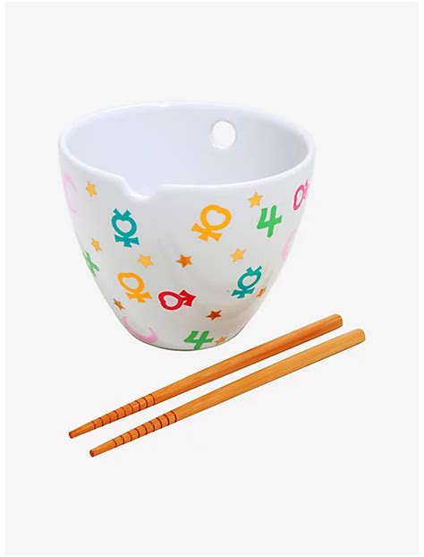 Sailor Moon Symbols Ramen Bowl BoxLunch Exclusive Sailor Moon