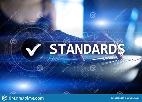 Est Ndares Control De Calidad Garant A ISO Checkbox En La Pantalla