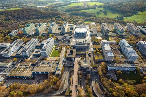 Luftaufnahme Bochum Campus Geb Ude Der Ruhr Universit T In Bochum Im