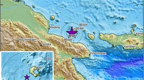 Terremoto De Magnitud 63 Sacude Las Aguas De Papúa Nueva