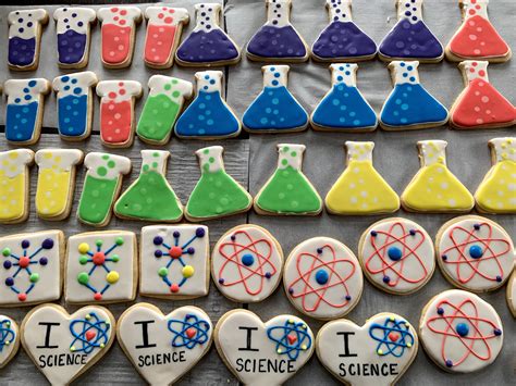 Science Party Science Party Cookie Favors Cookie Decorating