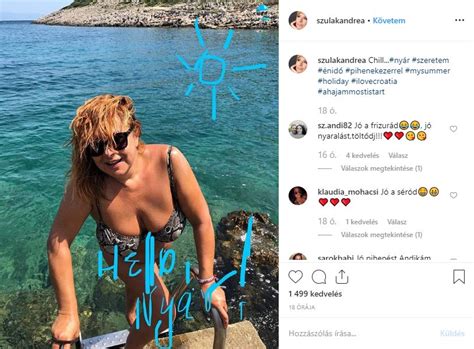 Az 55 éves Szulák Andrea bikinis fotót posztolt