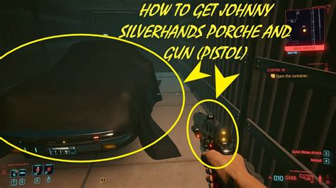 How To Get Johnny Silverhands Gun And Car Cyberpunk Youtube