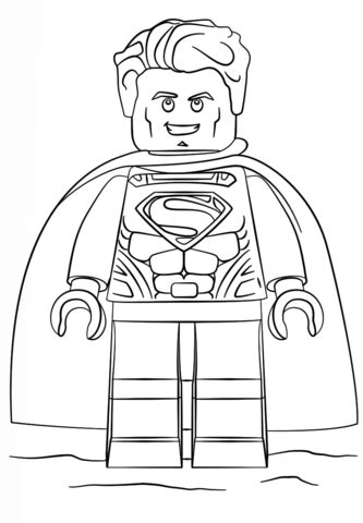 Disegno Di Lego Superman Da Colorare Disegni Da Colorare E Stampare