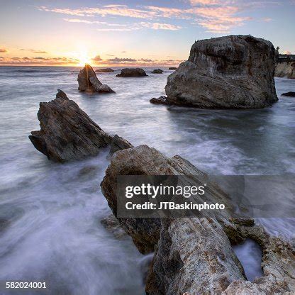 Sunset Over Shell Beach Ca High-Res Stock Photo - Getty Images