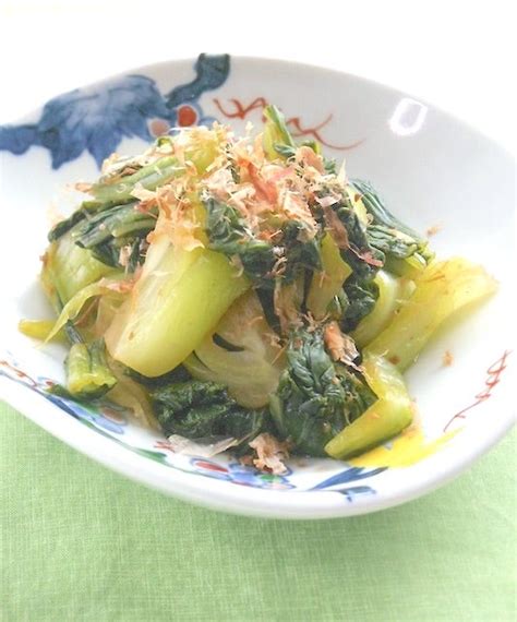 あと一品の小さなおかず！チンゲンサイのおかかポン酢和え。 野菜ソムリエakkiの シンプル・ベジフル・キッチン