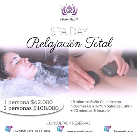 Spa Day Relajación Total AQUANATURA SPA